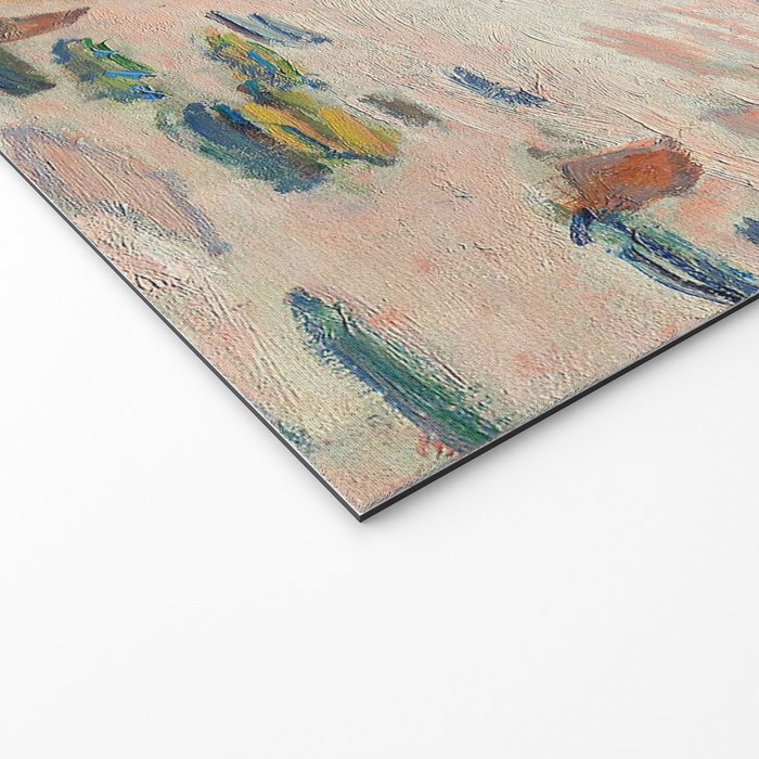Claude Monet beach Welcome Mat Gallery Image 2