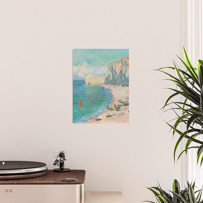 Claude Monet beach Poster Gallery Image 2