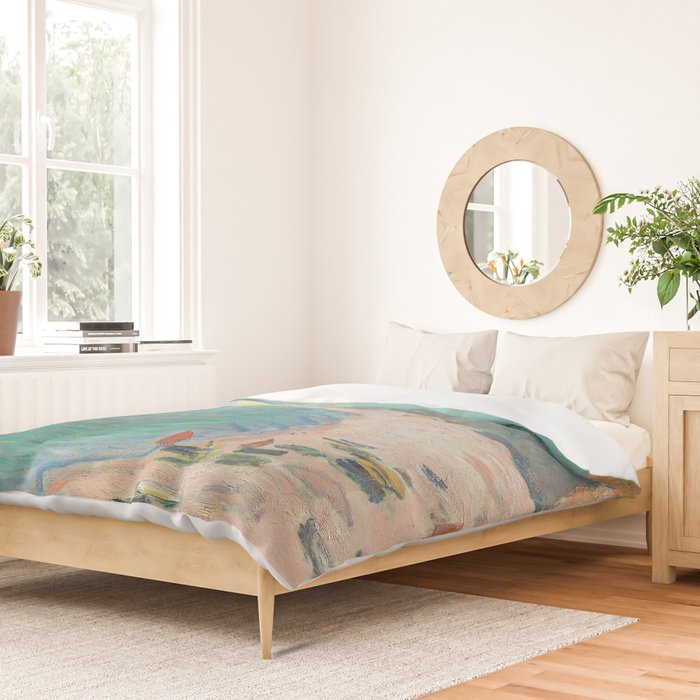 Claude Monet beach Duvet Cover Gallery Image 2