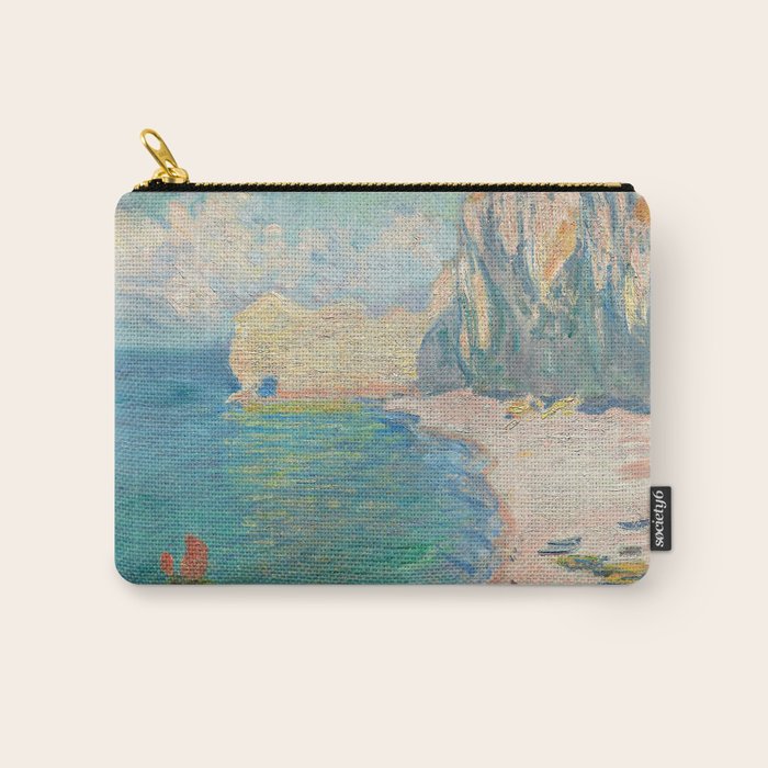 Claude Monet beach Carry All Pouch Gallery Image 1