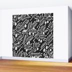 White Olive Branches Wall Mural Gallery Image 2