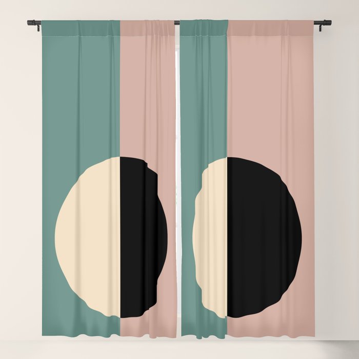Color Block Abstract XIX Window Curtain Gallery Image 1