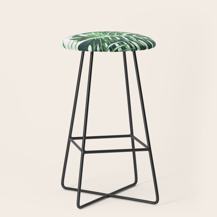 Tropical Leaves 4 Stool Gallery Image 1