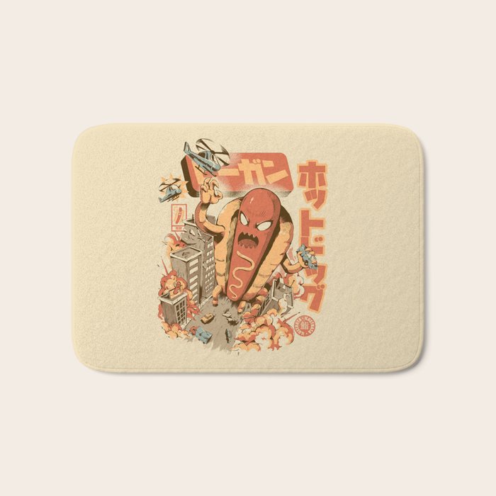 Great Hot Dog Bath Mat Gallery Image 1