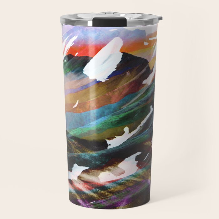 Abstract Mountains II Travel Mug Gallery Image 1