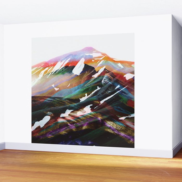 Abstract Mountains II Wall Mural Gallery Image 2