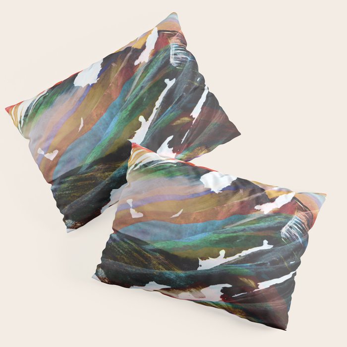Abstract Mountains II Pillow Sham Gallery Image 3