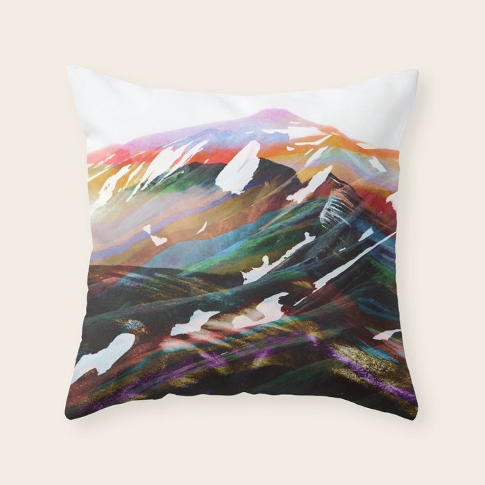 Abstract Mountains II Throw Pillow Gallery Image 6
