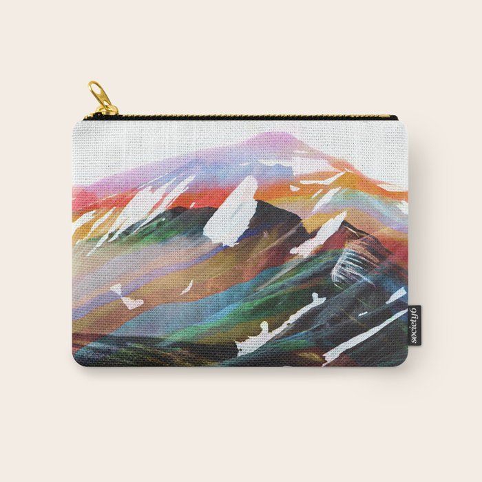 Abstract Mountains II Carry All Pouch Gallery Image 1