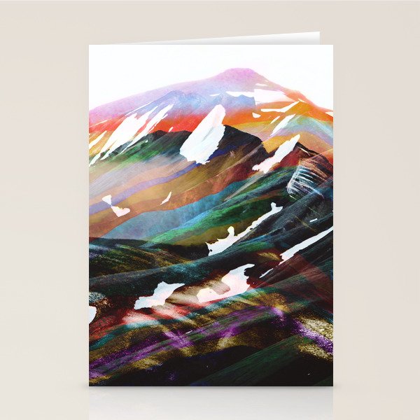 Abstract Mountains II Stationery Card Gallery Image 1