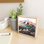 Abstract Mountains II Mini Art Print Gallery Image 2