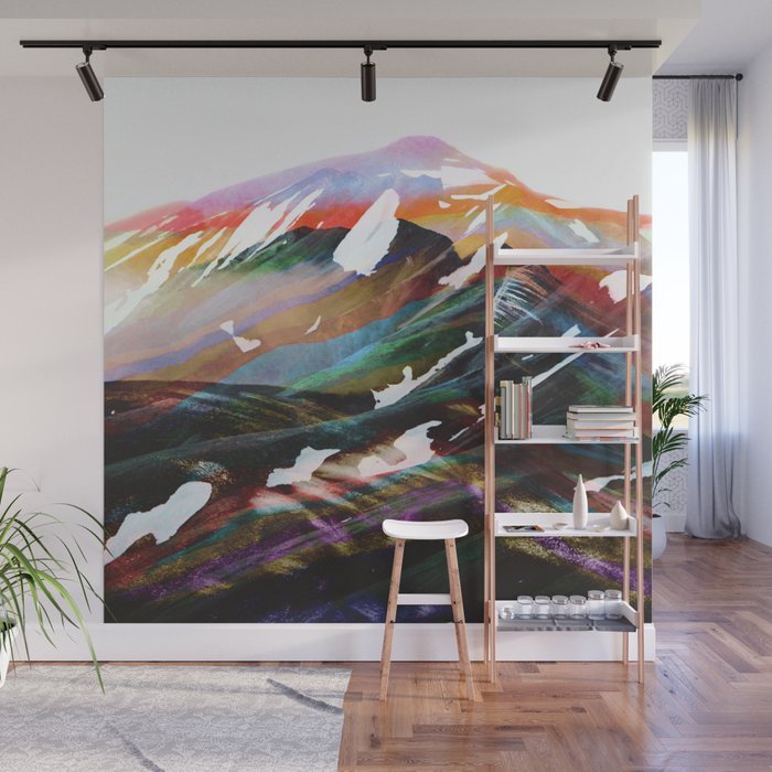 Abstract Mountains II Wall Mural Gallery Image 1