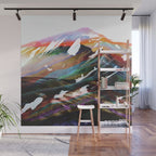 Abstract Mountains II Wall Mural Gallery Image 1