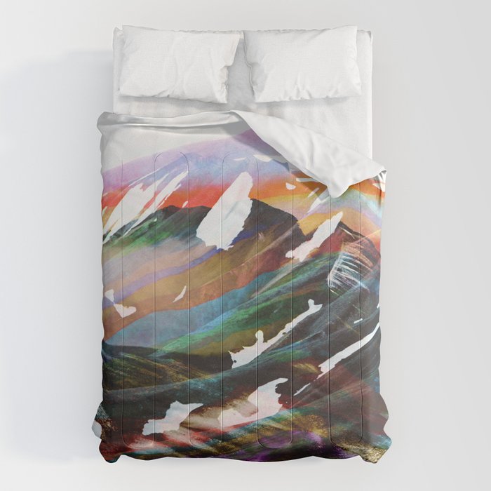 Abstract Mountains II Comforter Gallery Image 6