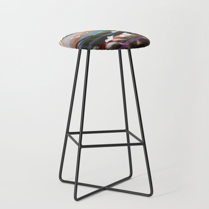 Abstract Mountains II Stool Gallery Image 1