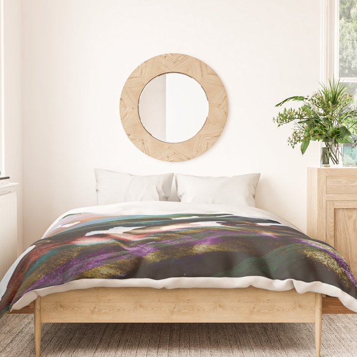 Abstract Mountains II Duvet Cover Gallery Image 3