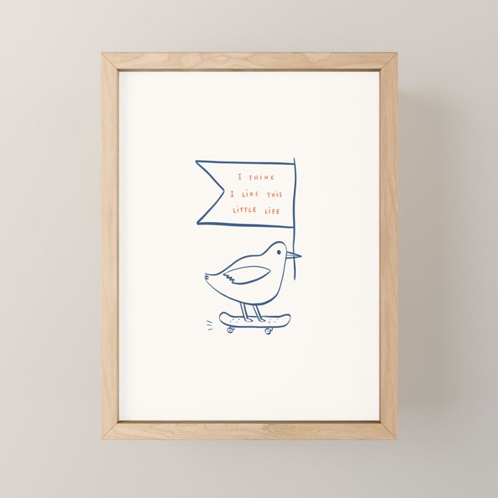 I Think I Like This Little Life Mini Art Print Gallery Image 1