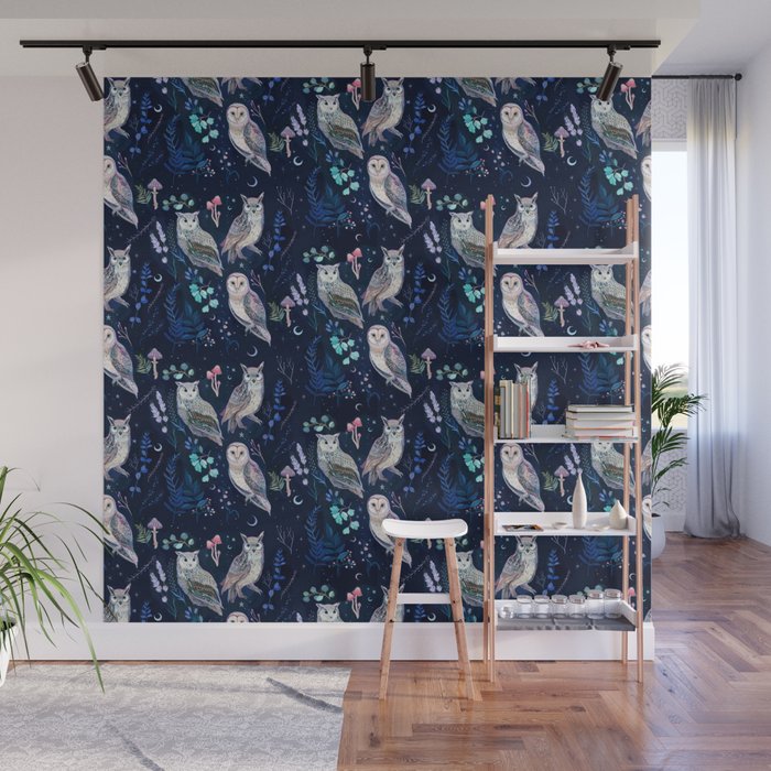 Night Owls Wall Mural Gallery Image 1