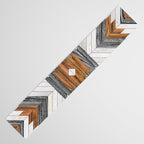 Urban Tribal Pattern No.8 - Aztec - Wood Table Runner Gallery Image 3