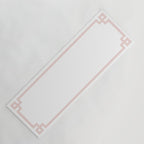 Blush Greek Key Border Yoga Mat Gallery Image 1
