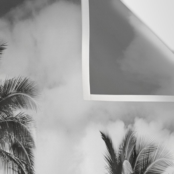 Kauai, Hawaii - Black and White Landscape Photography Wall Tapestry Gallery Image 3