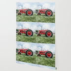 Vintage IH Farmall 450 Side View Red Tractor Wallpaper Gallery Image 2