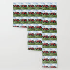 Vintage IH Farmall 450 Side View Red Tractor Wallpaper Gallery Image 3