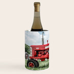 Vintage IH Farmall 450 Side View Red Tractor Wine Chiller Gallery Image 2