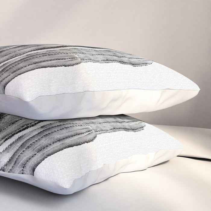 Cactus 3 - Black & White Pillow Sham Gallery Image 3