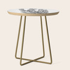 Cactus 3 - Black & White Side Table Gallery Image 1
