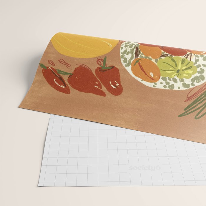 Vegetables Wrapping Paper Gallery Image 2