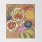 Vegetables Throw Blanket Gallery Image 2