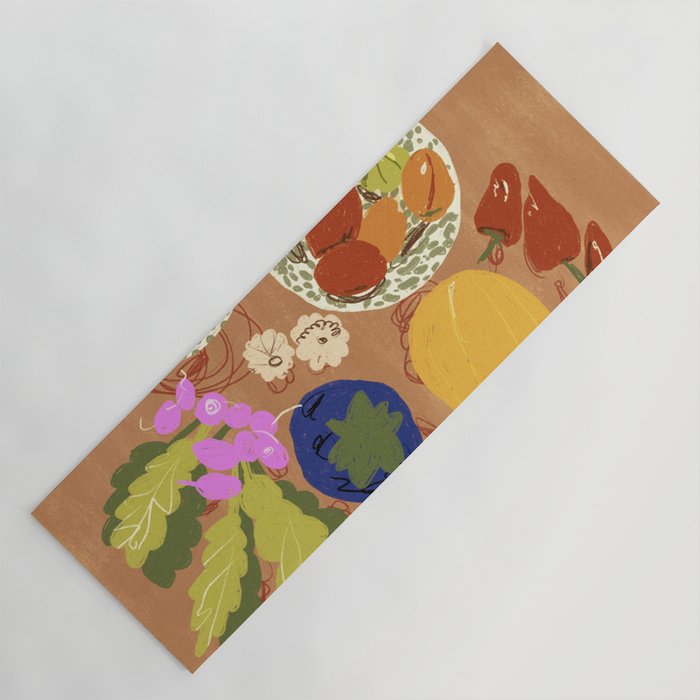 Vegetables Yoga Mat Gallery Image 1