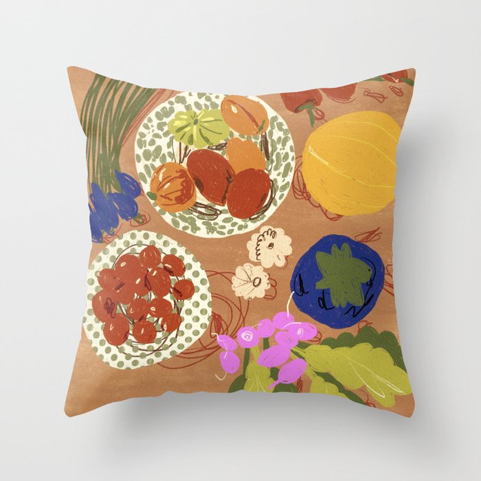 Vegetables Throw Pillow Gallery Image 6