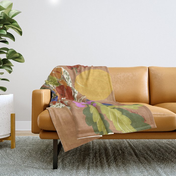 Vegetables Throw Blanket Gallery Image 1