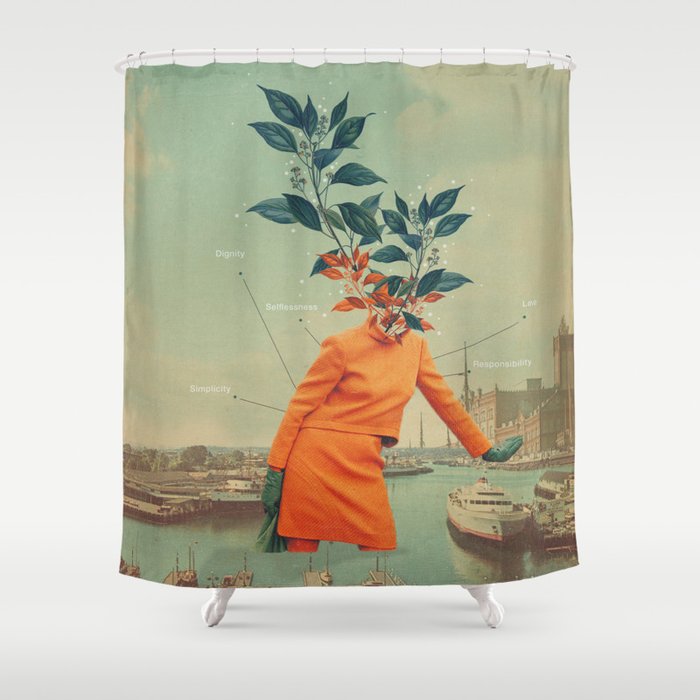 Love and Dignity Shower Curtain Gallery Image 1