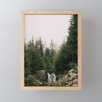 Baby Waterfall Mini Art Print Gallery Image 1