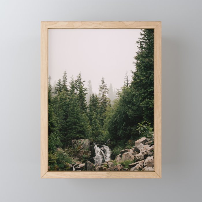 Baby Waterfall Mini Art Print Gallery Image 1