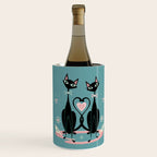 Vintage Kitty Love ©studioxtine Wine Chiller Gallery Image 2