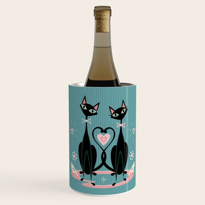 Vintage Kitty Love ©studioxtine Wine Chiller Gallery Image 3
