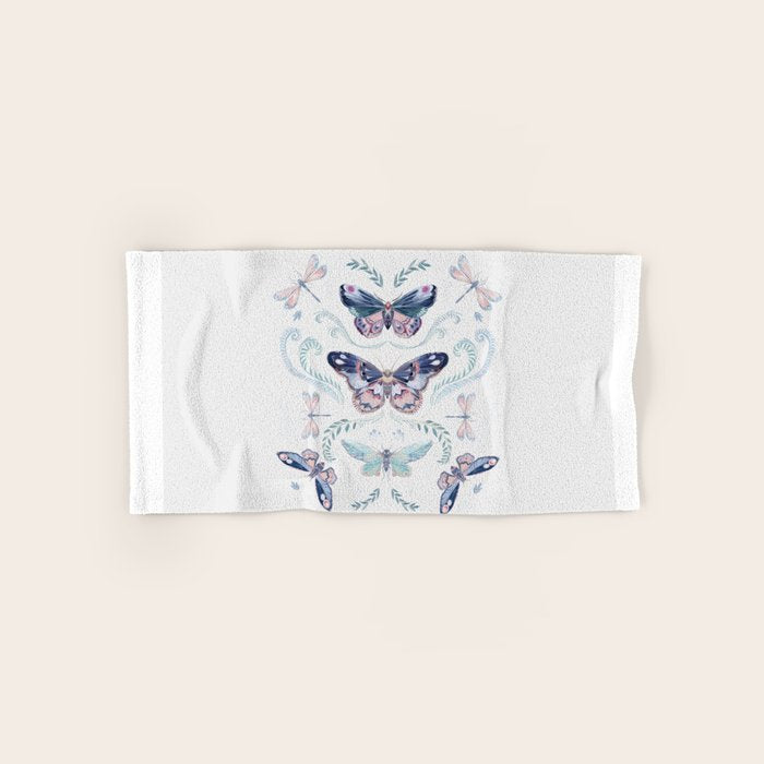 Butterflies painting Towels Gallery Image 1