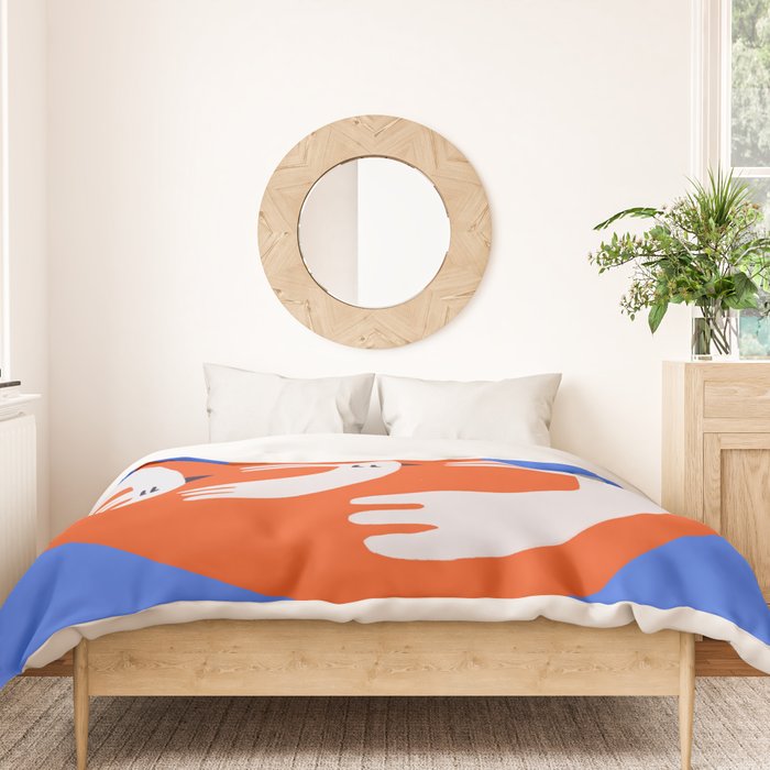 Onwards & Upwards Feathered Friends Duvet Cover Gallery Image 3