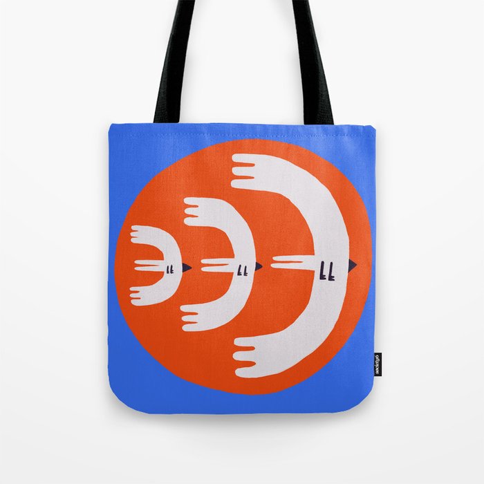 Onwards & Upwards Feathered Friends Tote Bag Gallery Image 1