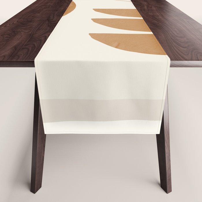 Modern Abstract Minimal Shapes 187/3 Table Runner Gallery Image 1