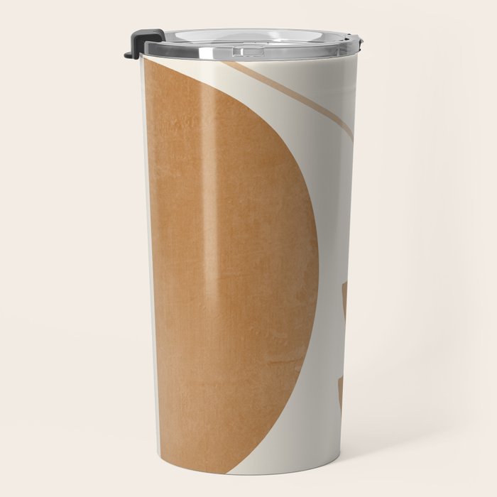 Modern Abstract Minimal Shapes 187/3 Travel Mug Gallery Image 3