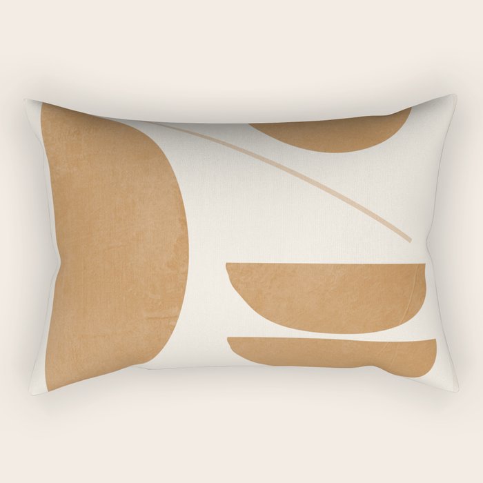 Modern Abstract Minimal Shapes 187/3 Rectangular Pillow Gallery Image 2