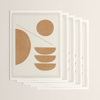 Modern Abstract Minimal Shapes 187/3 Wrapping Paper Gallery Image 3