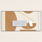 Modern Abstract Minimal Shapes 187/3 Desk Mat Gallery Image 1
