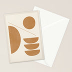 Modern Abstract Minimal Shapes 187/3 Stationery Card Gallery Image 2