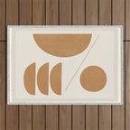 Modern Abstract Minimal Shapes 187/3 Outdoor Rug Gallery Image 1